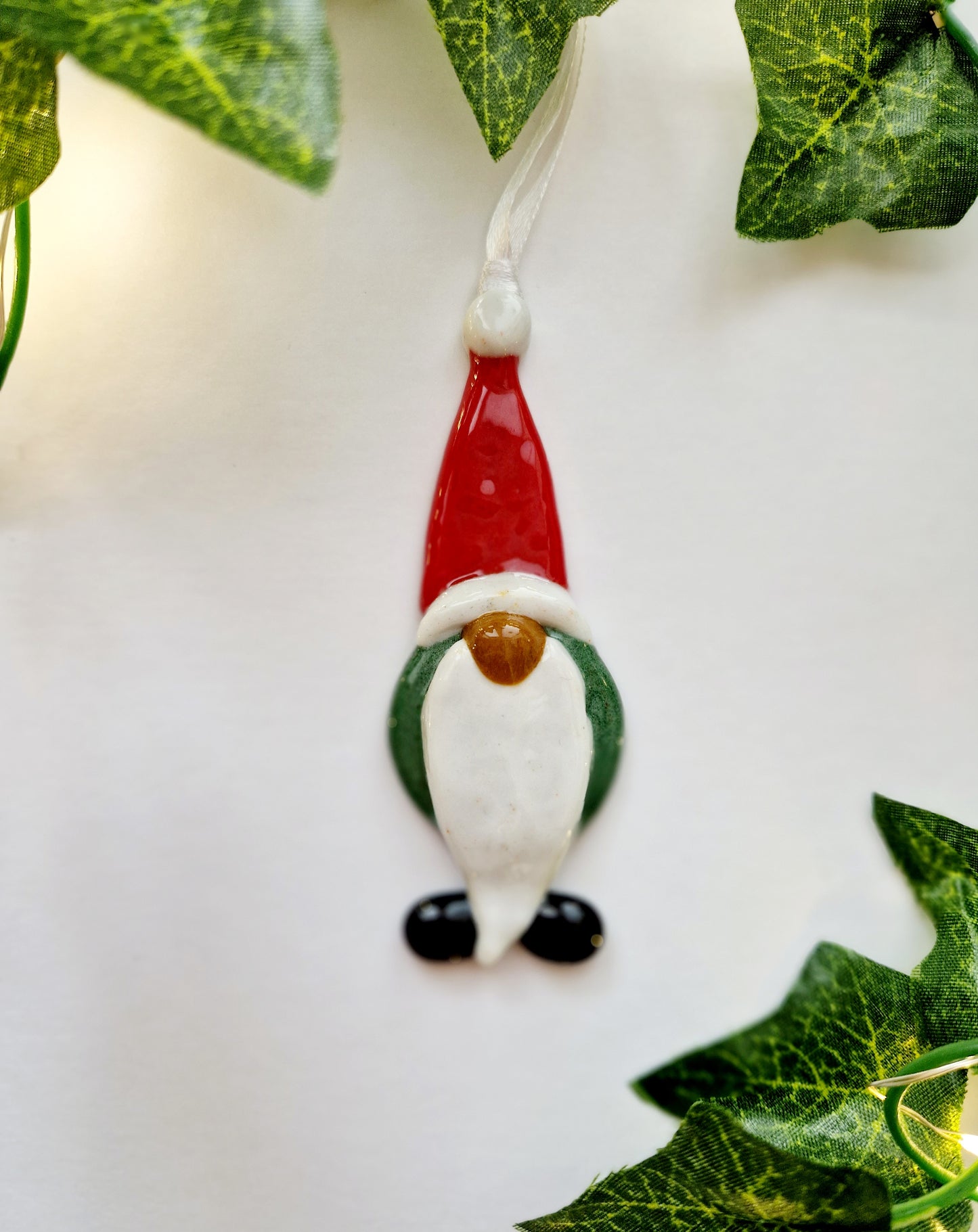 Fused Glass Christmas Gonk