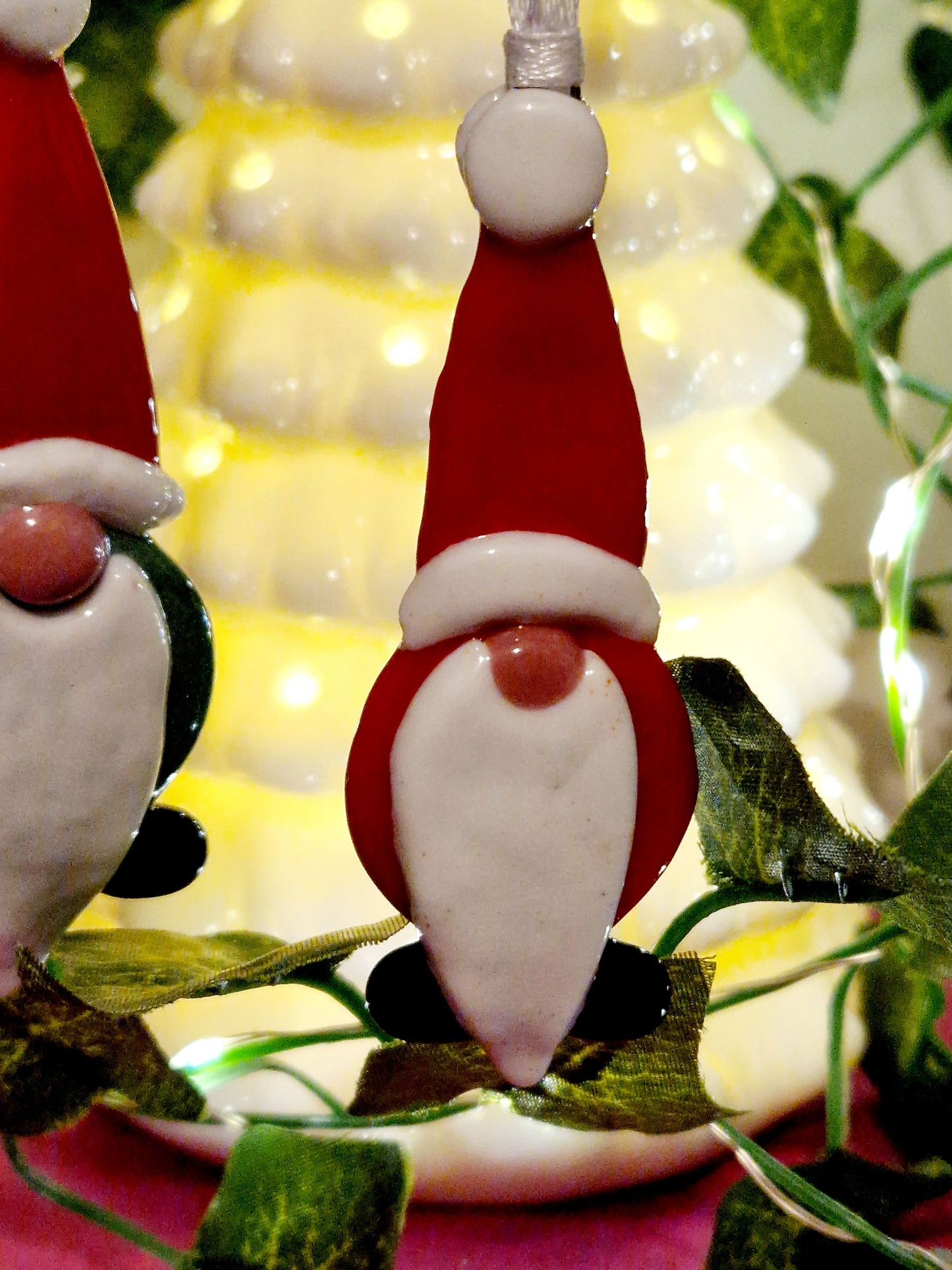 Fused Glass Christmas Gonk