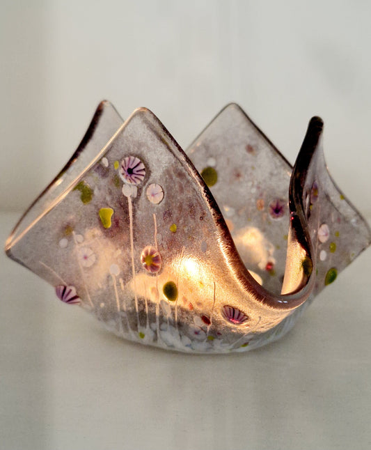 Dusk Meadow scarf tealight