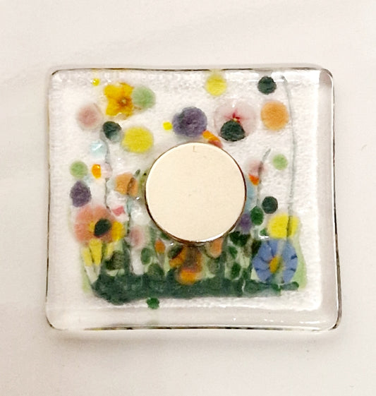Fused Glass Meadow Magnet