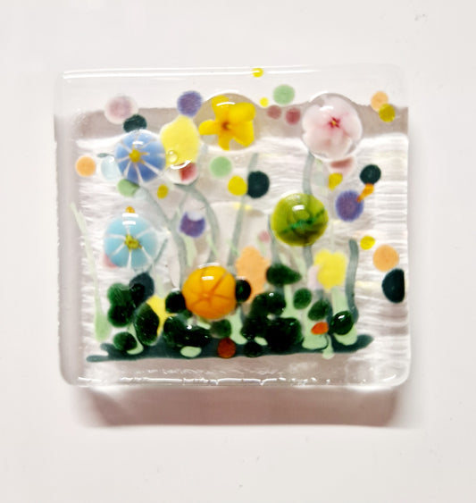 Fused Glass Meadow Magnet