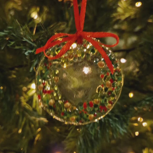 Christmas wreath tree decoration