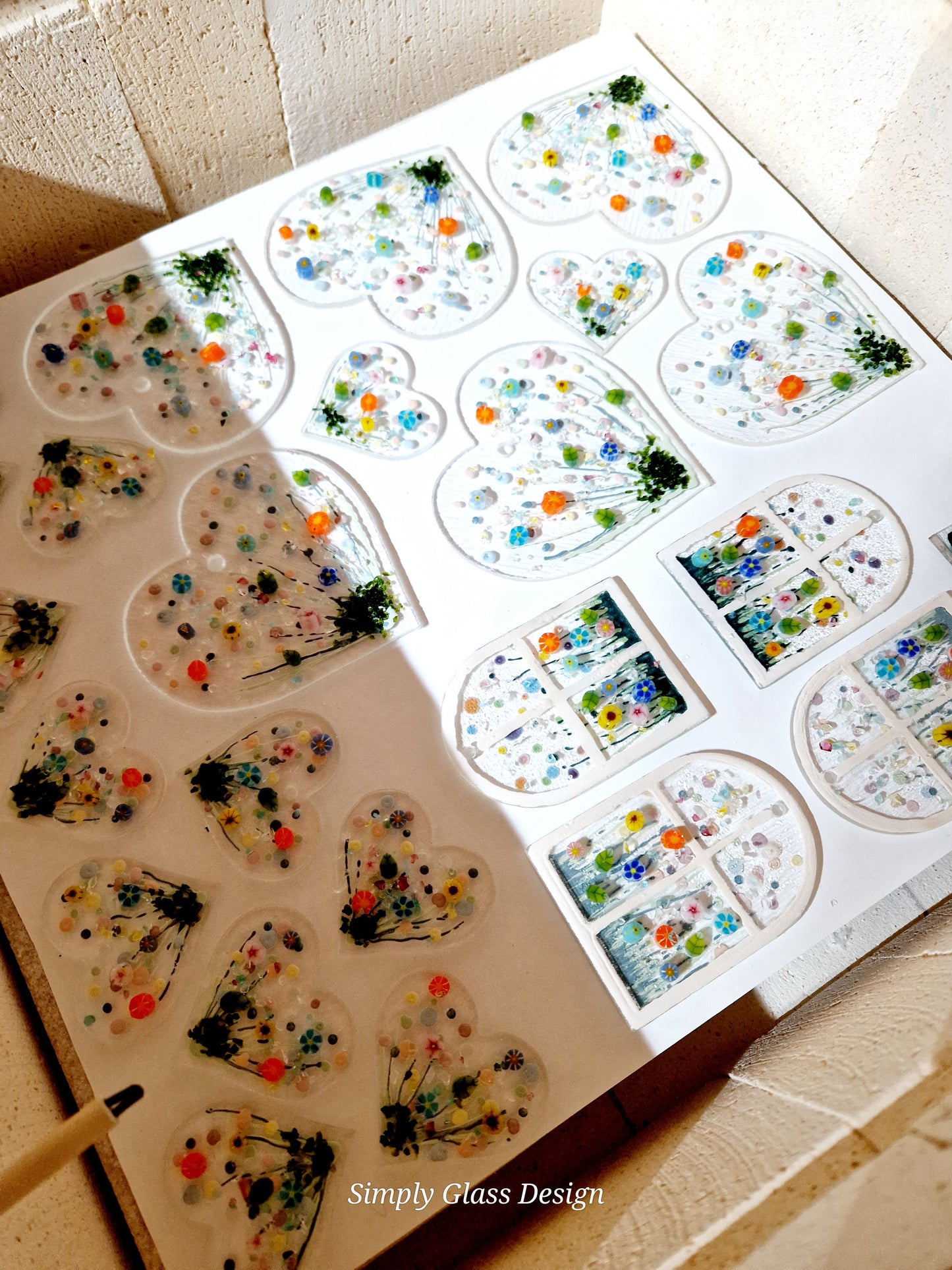Meadow design going into the kiln