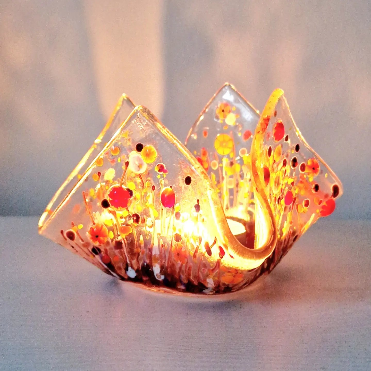 Autumn Meadow scarf tealight