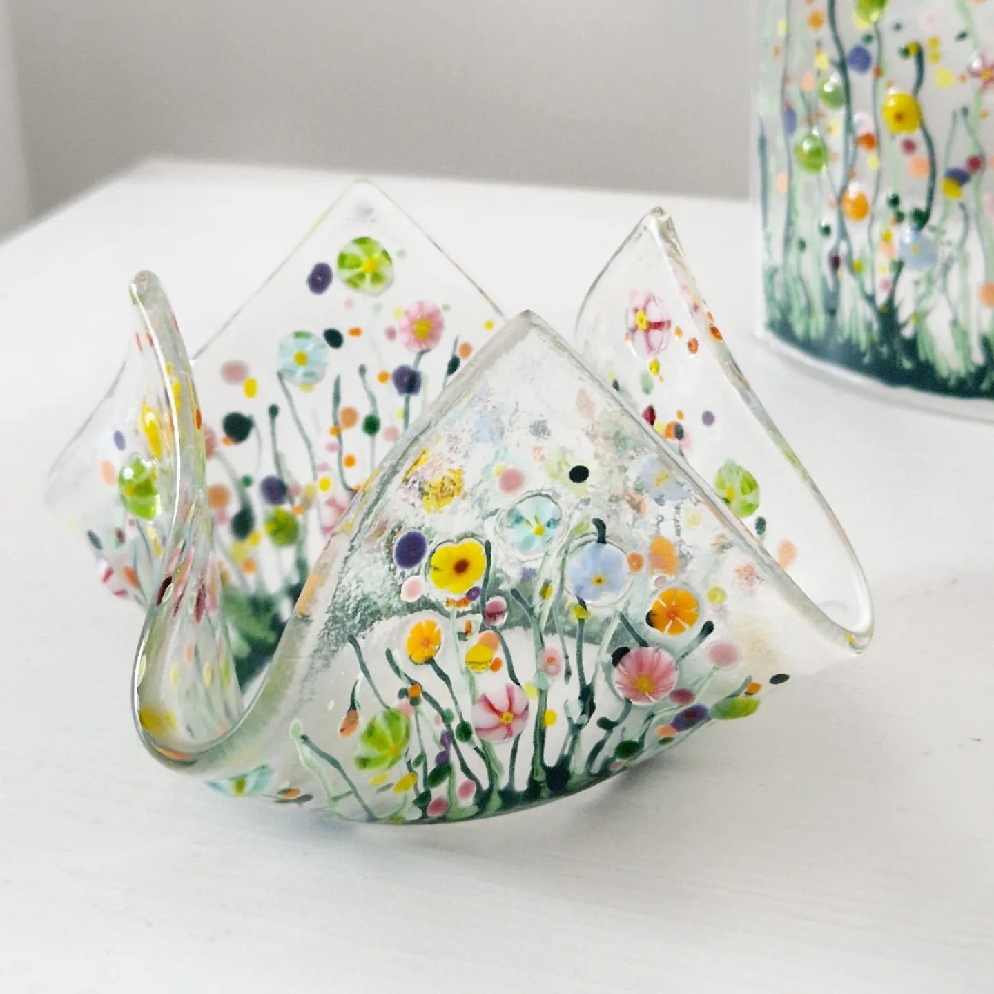 Meadow scarf tealight