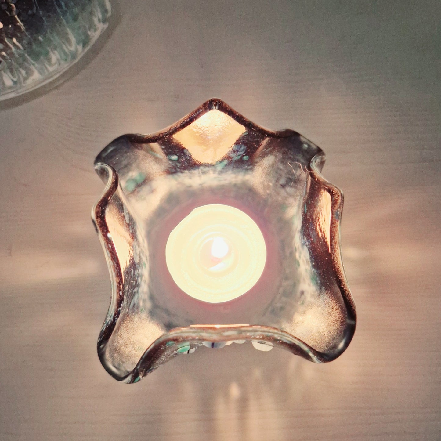 Winter meadow scarf tealight