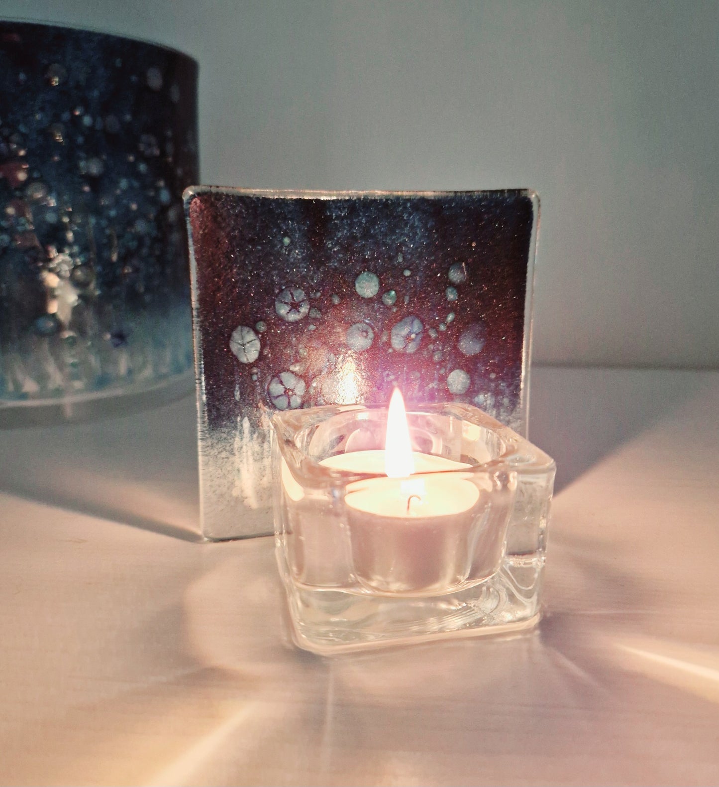 Winter meadow tealight